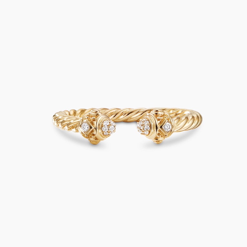 David Yurman Renaissance Ring
18K Yellow Gold with Diamonds, 2.3mm